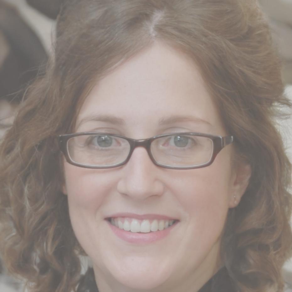 Retrato profesional de instructora diseñadora de productos digitales