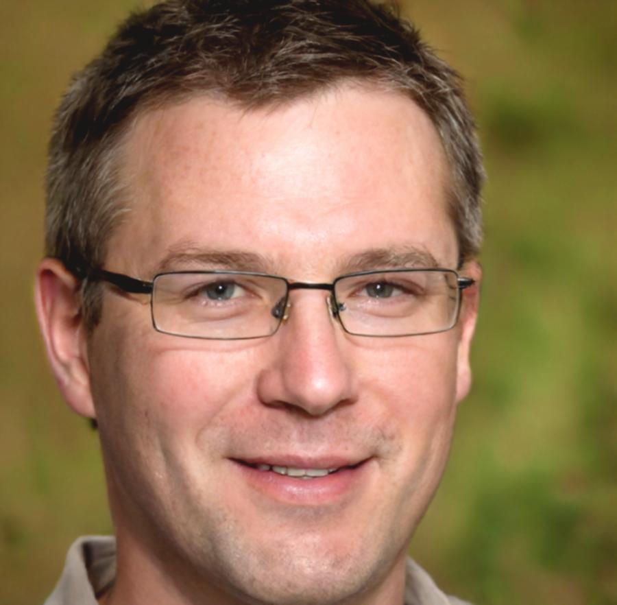 Retrato profesional de instructor de diseño UI